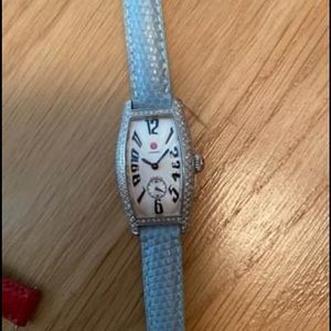 Michele Diamond Watch (includes 2 leather straps)
